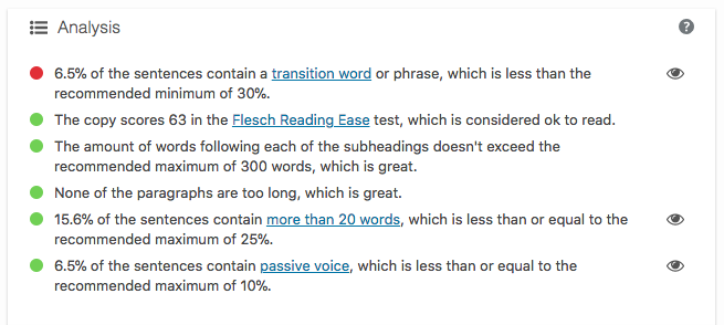 optimize blogs readability yoast seo Optimize Blog Posts for SEO