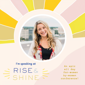 Jenna Curry Presenting at the 2019 Rise and Shine Conference